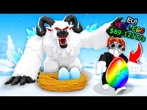 PRIMEIRA VEZ NO ROUBE UM OVO COM ROBUX INFINITO ATIVADO NO ROBLOX 🤑