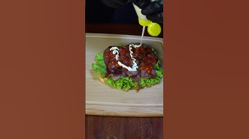 Đói Ăn Gì? Sandwich Thịt Xông Khói! Dễ làm #shorts