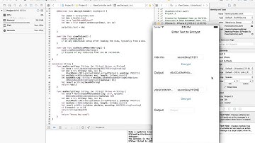 Project 3: AES encryption in an iOS App