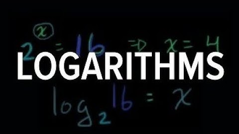 LOGARITHMS Part 3 Complete Questions.