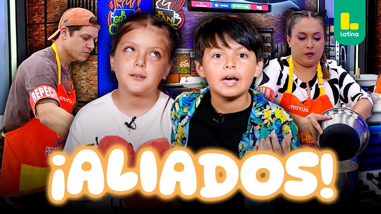 Gia y Brandon hacen una alianza junto a sus padres, Gino y Eli | El Gran Chef Famosos