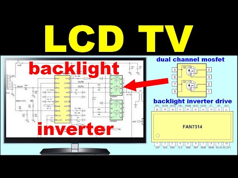 Panne télévision TV LCD circuit controle rétroéclairage électronique - LCD Tv backlight inverter