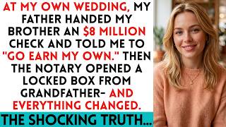 My Wedding Day Ended When My Father Gave My Brother $8 Million and Told Me to Go Earn My Own. Then…