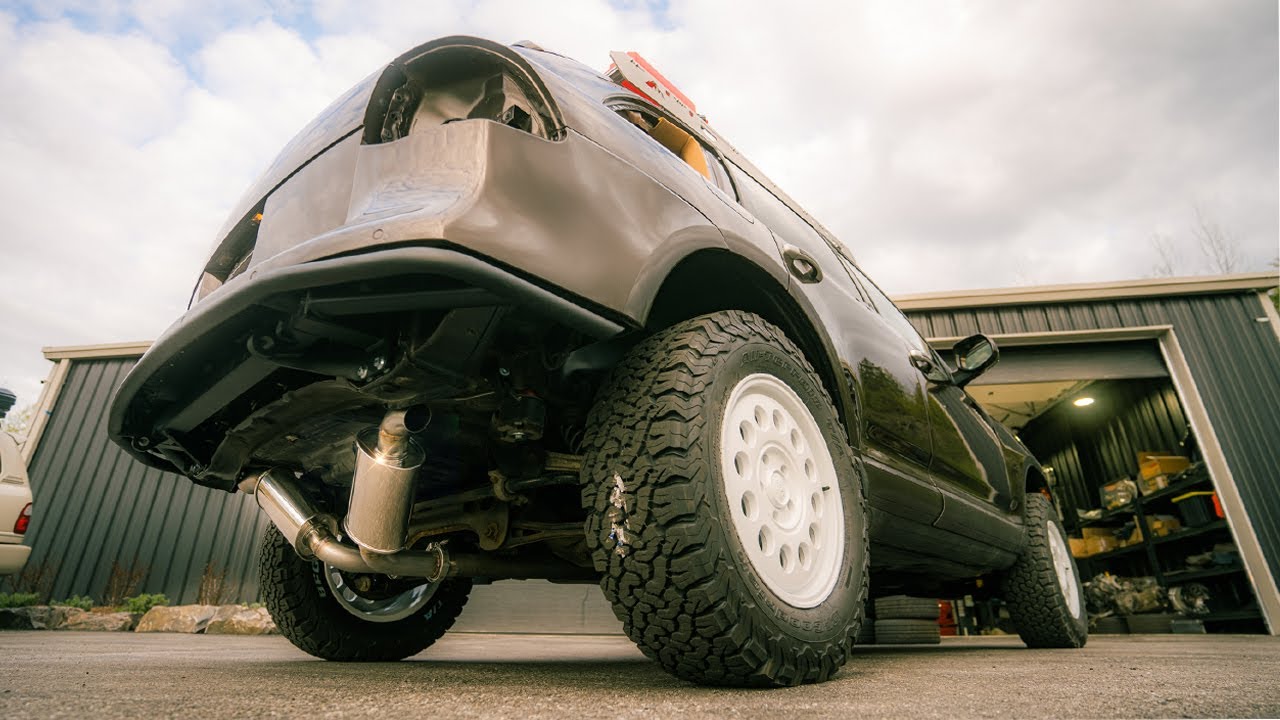 Изготовление кастомной выхлопной системы с высоким клиренсом для Cayenne