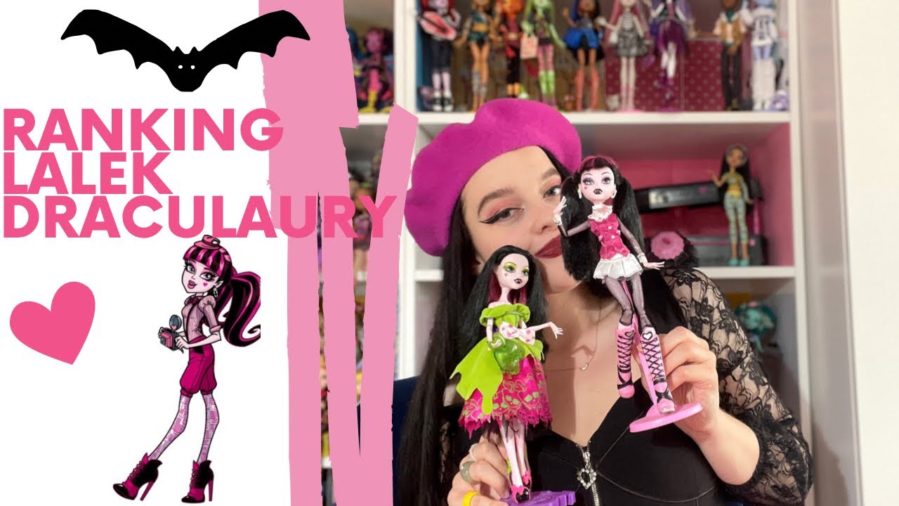 Oceniam wszystkie lalki MONSTER HIGH #1- Draculaura💞🖤 - YouTube