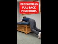 How To Decompress Your FULL BACK In Seconds Shorts How To Decompress Your FULL BACK In Seconds Shorts