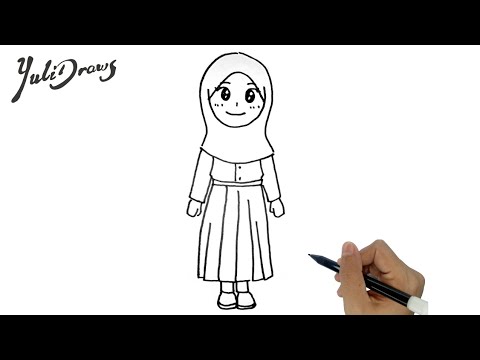Cara Menggambar Murid Sd