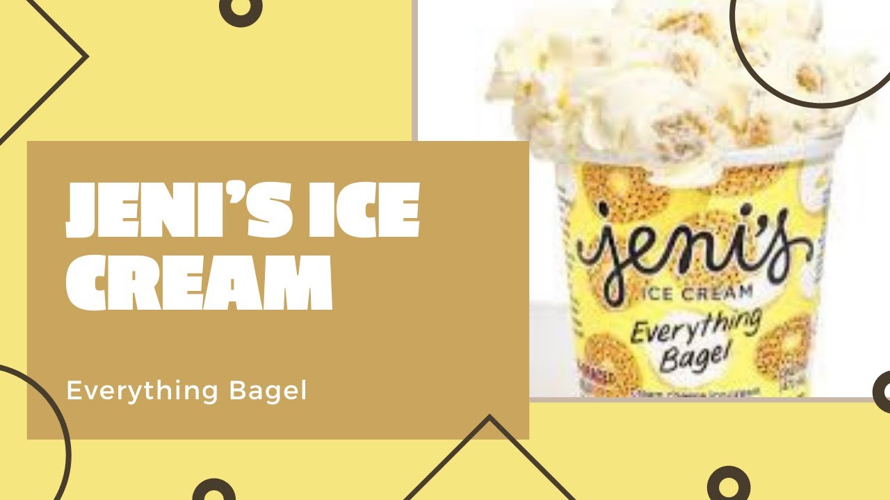 Jeni’s Ice Cream Review Everything Bagel YouTube