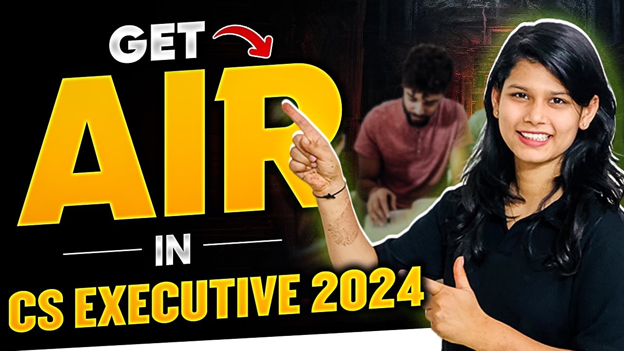Get ALL INDIA RANK in CS Executive 2024 😎 - YouTube