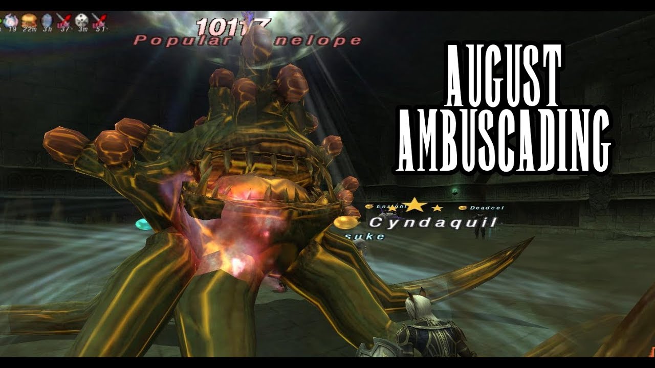 FFXI August Ambuscade 8/3/2017 YouTube