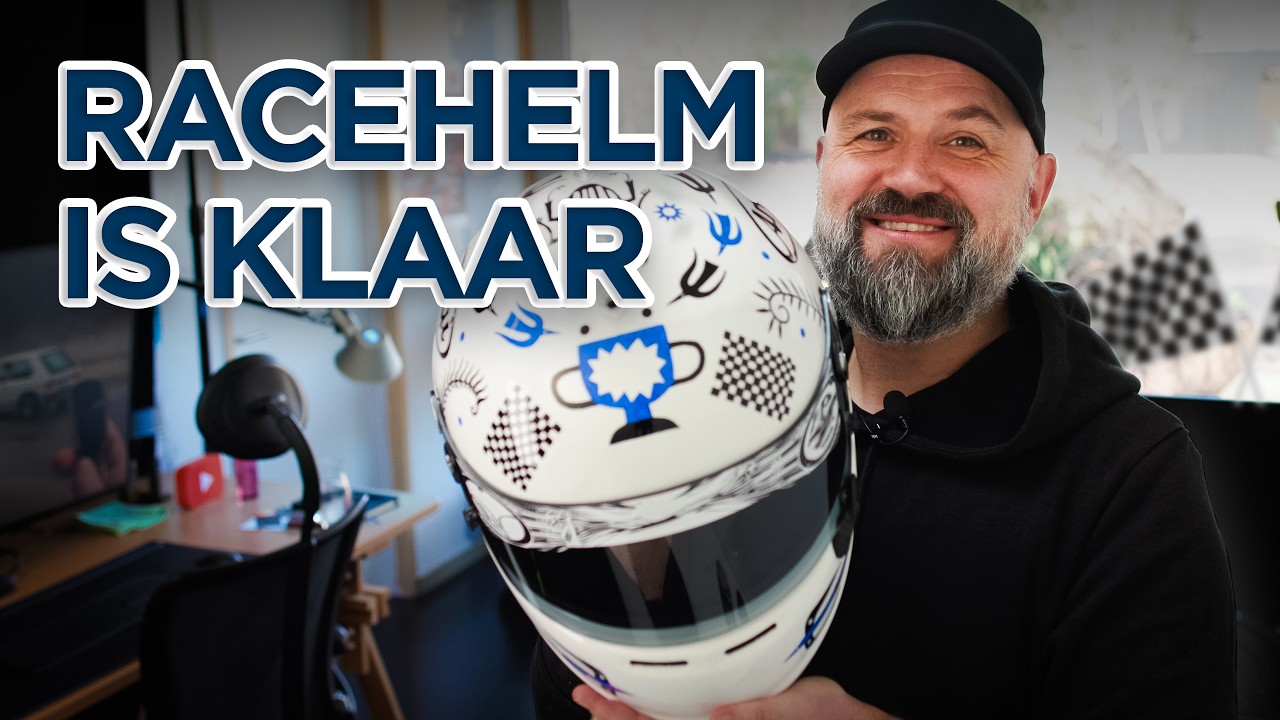 M’n racehelm is klaar - klaar voor het circuit?