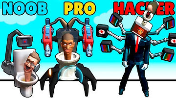 Evol Skibidi Toilet - NOOB vs PRO vs HACKER