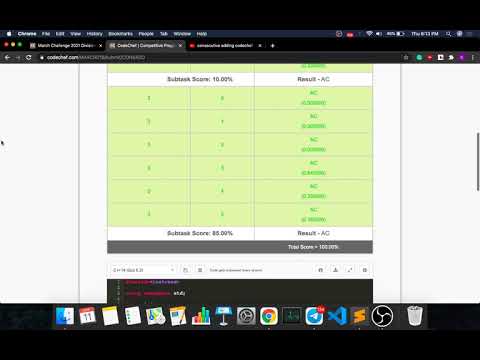 Consecutive Adding || CONSADD || CodeChef Long Challenge || March Long challenge || Full solution