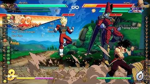 [DBFZ] Team GO1 - Bardock 0 meter corner TOD combo with no Z-Change (exhibition only)