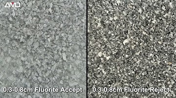 AMD Fluorite Ore Sorting with KG Series Ore Sorter/Sortex Machine