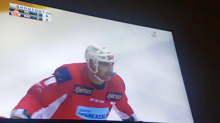 Penalty Nick Petersen 3:2 Sieg KAC Servus Hockey N...