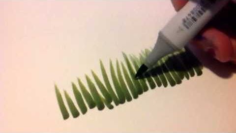 {SpeedArt} Copic Marker Grass