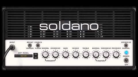 AmpliTube Soldano Custom Shop Sound Demo - Matthias Zalepa