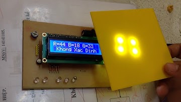 Cảm biến màu TCS3200 giao tiếp với PIC16F877A