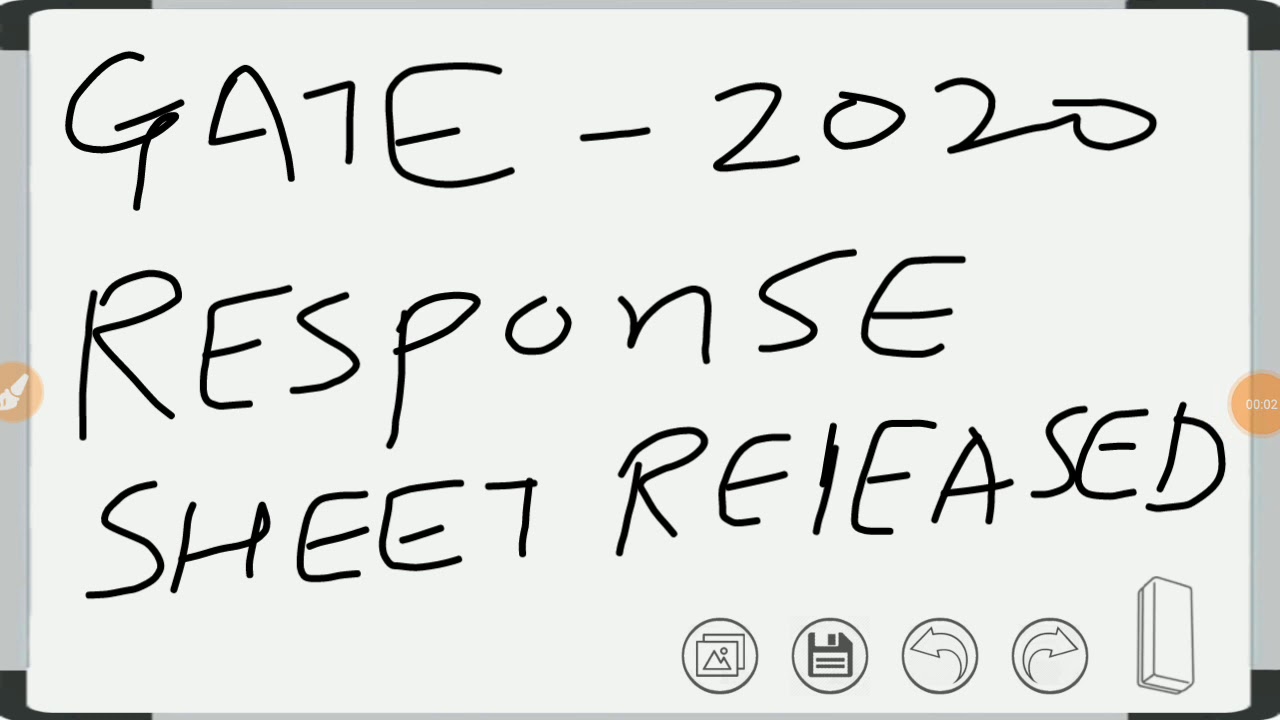 Gate 2020 response sheet released answer key 2020 YouTube