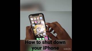 How To Shut Down or Power off your iPhone|3 ways|shorts apple contantcreateriphone12shortbgmi