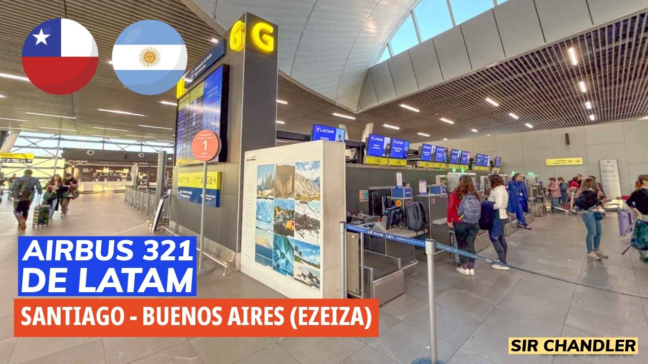 VUELO A BUENOS AIRES (EZE) DESDE SANTIAGO (SCL) EN AIRBUS DE LATAM
