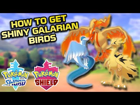 Are Galarian Articuno, Zapdos, and Moltres shiny locked in Pokémon Sword  and Shield's The Crown Tundra expansion? - Dot Esports