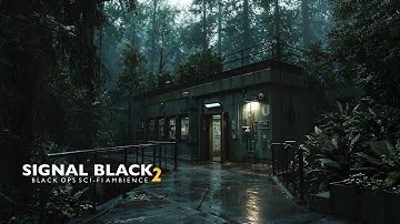 Operation: Signal Black II – Dark Sci-Fi Rain Ambience | 4K