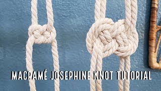 Macrame Josephine Knot Tutorial