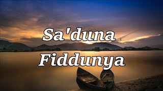 Sa'duna Fiddunya [COVER LIRIK] By Alfina Nindiyani