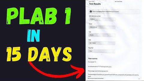 Is it Possible to Crack PLAB 1 in 15 Days?| PLAB 1 Preparation Time|