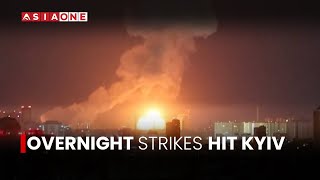 Overnight Strikes Hit Kyiv | Buildings Damaged, Residents Urged to Stay in Shelters | Asia One News