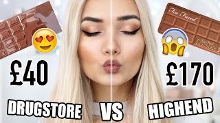 CHEAP DRUGSTORE DUPES FOR EXPENSIVE HIGH END MAKEUP!