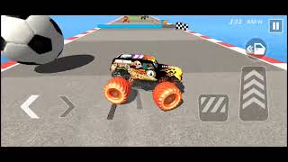 Grave Digger De fuego/ Grave digger Blue/ grave Digger. #monstertruck/ car Game