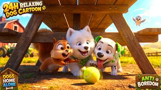 Best Relaxing Cartoon for Puppy Home Alone | Gentle Animation & Stress-Relief Music All Day screenshot 5