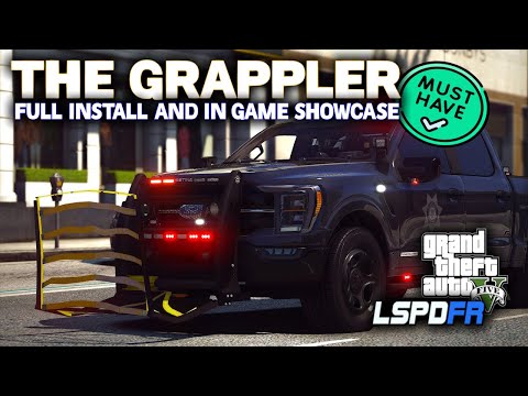 NEW MOD for LSPDFR | The Grappler | MUST HAVE | 2025 | #gtav #lspdfr