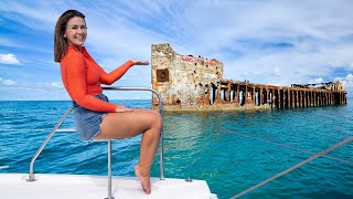 Exploring a 100yearold SHIPWRECK (Bimini, Bahamas)