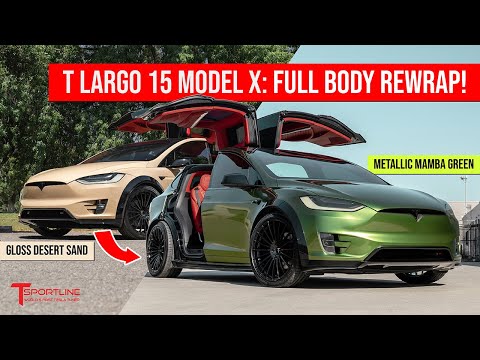 Undisputed Champ of Custom Tesla Model X builds 🔥 the Limited Edition T Largo gets a color change!