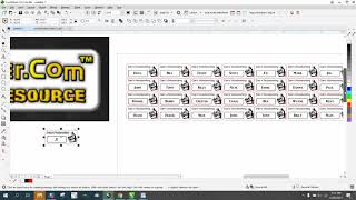 Corel draw Tips & Tricks Macro Monster names in a Name tag SUPER EASY Part 3