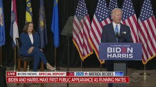 Raw Video: Joe Biden Introduces Sen. Kamala Harris As Running Mate