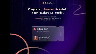 Build a Conference Ticket Generator From Scratch