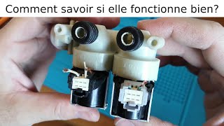 Comment tester une électrovanne de lavelinge. Tuto diagnostiquer savoir si elle est fonctionne bien