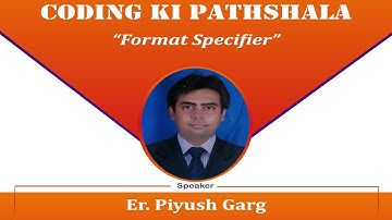 Format Specifier in C | C / C++ Tutorial in Hindi #10