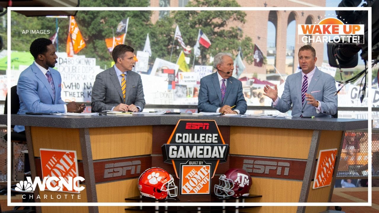 ESPN's College GameDay in Charlotte for UNC-South Carolina ...