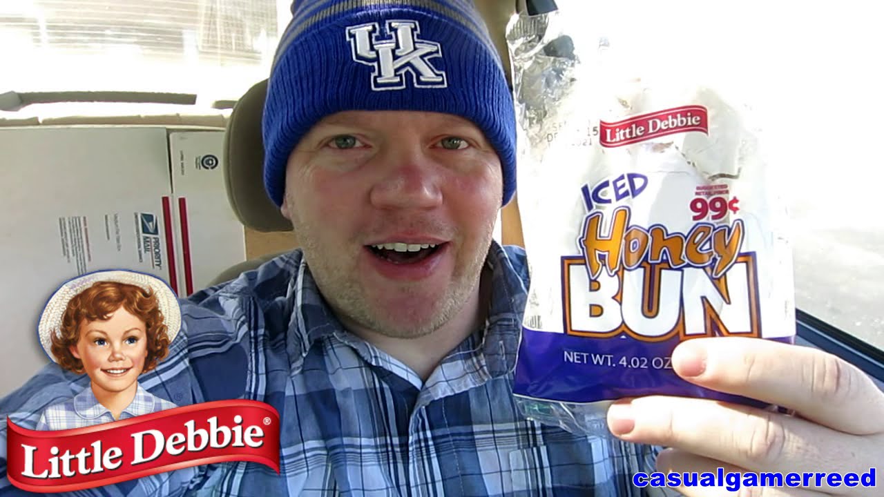 Reed Reviews Little Debbie Iced Honey Bun YouTube