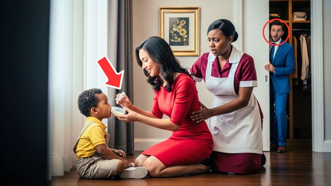 ملياردير يختبئ في الخزانة - حتى كشفت الخادمة أن خطيبته كانت تسمم طفله