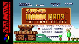 [Longplay] SNES  Super Mario AllStars  Super Mario Bros  The Lost Levels [Mario] (HD, 60FPS)