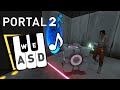 Beating Portal 2 with a Piano