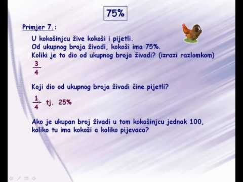 Postoci, račun napamet - 01 - Postoci 100%, 50%, 25% i 75%