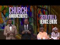 Church Announcements with Sister O'Dell & Bernice Jenkins 🤣🤣🤣